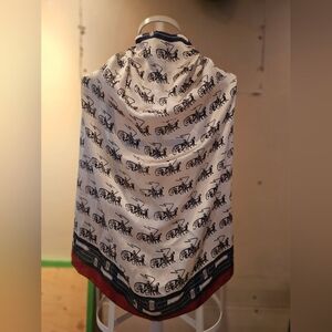 Stagecoach Print Silky Scarf